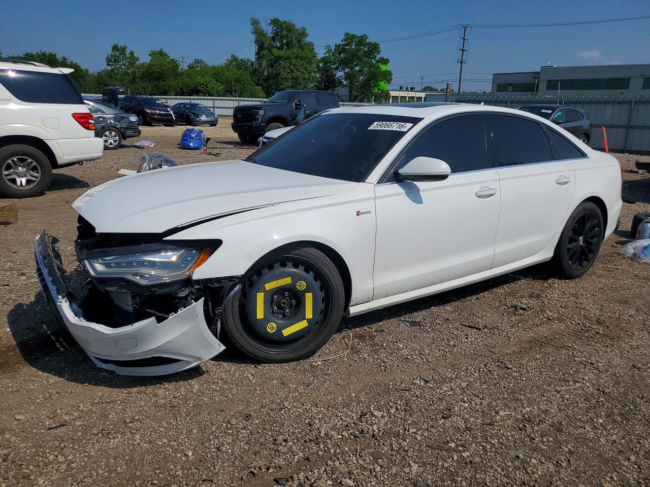2012 Audi A6 Prestige, VIN WAUHGAFC3CN153613 — Front end