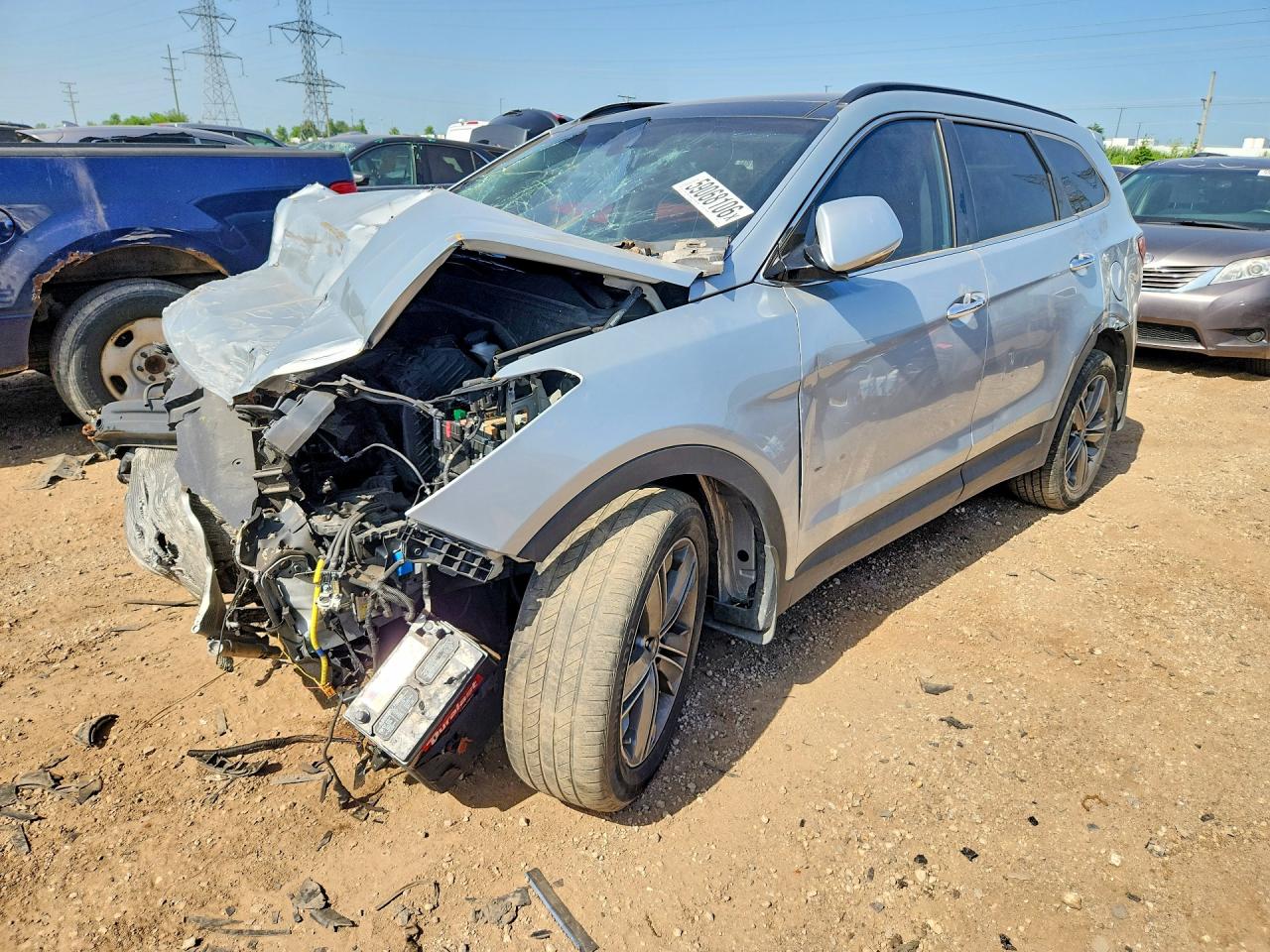 2015 Hyundai Santa Fe GLS, VIN KM8SR4HF0FU107545 — Перед