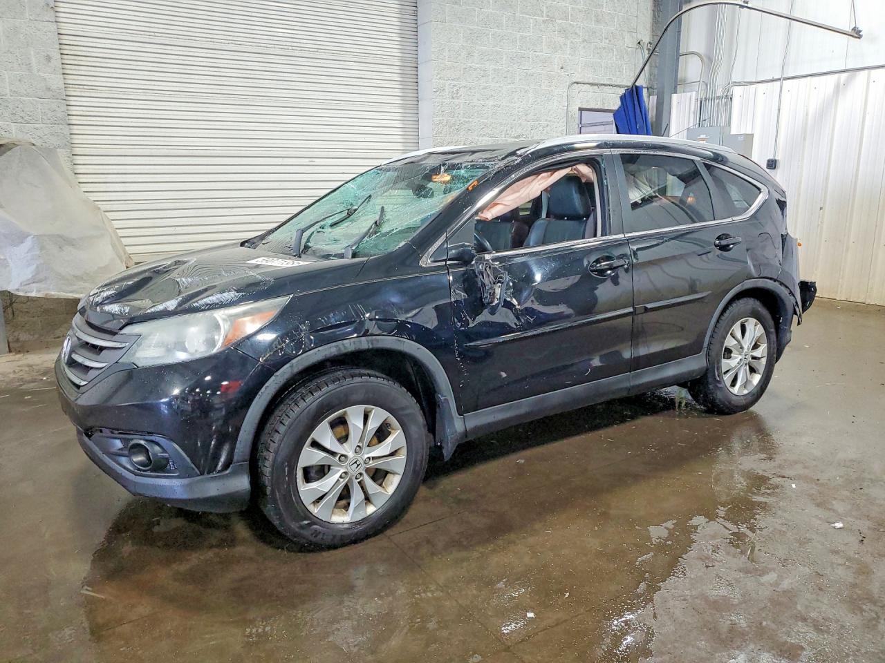 2014 Honda CR-V EX-L, VIN 5J6RM4H72EL071561 — Rear end
