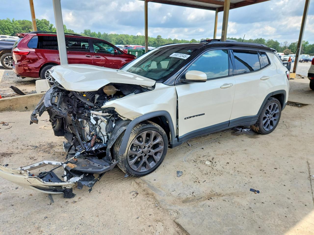 2020 Jeep Compass High Altitude, VIN 3C4NJCCB4LT250446 — Front end