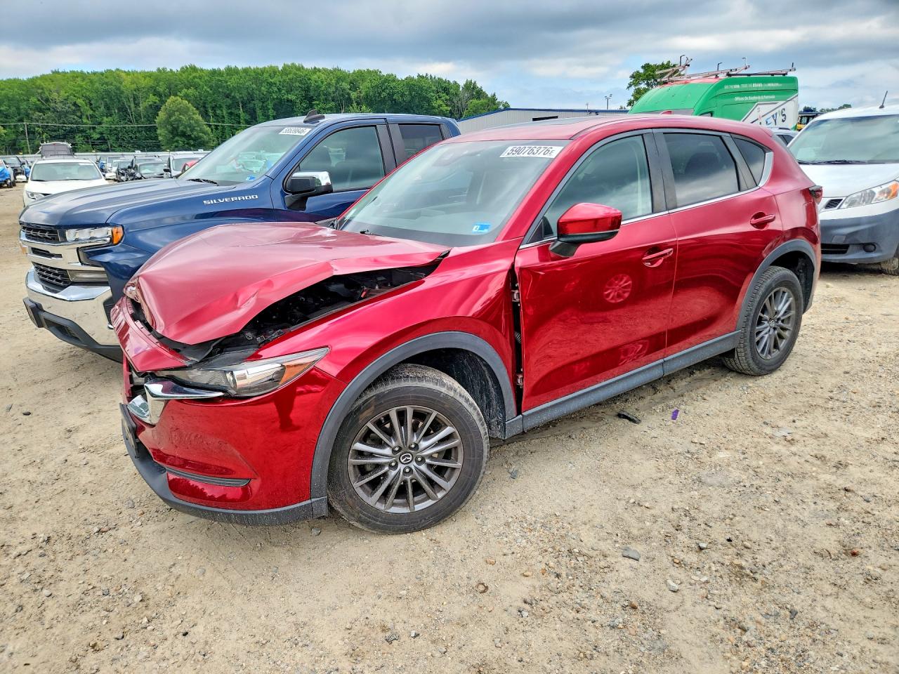 2019 Mazda CX-5 Touring, VIN JM3KFACM3K1582871 — Front end