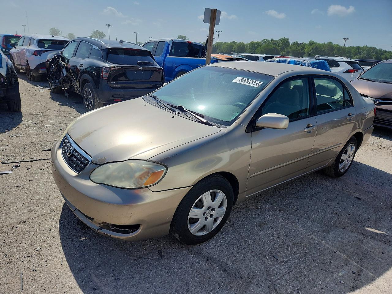2005 Toyota Corolla LE, VIN 1NXBR32EX5Z472646 — Prior damage history