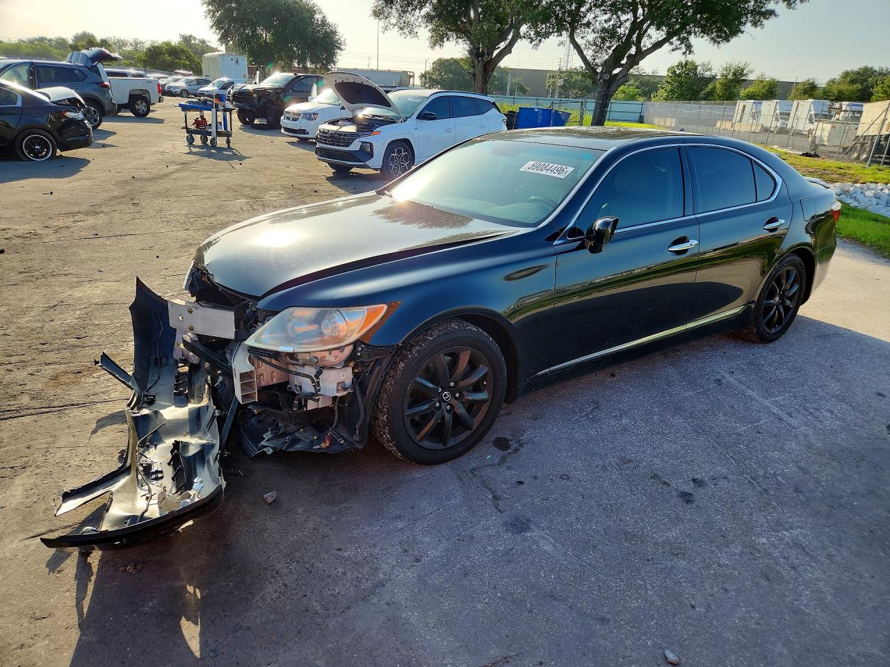 2007 Lexus LS 460, VIN JTHBL46F575044753 — Front end