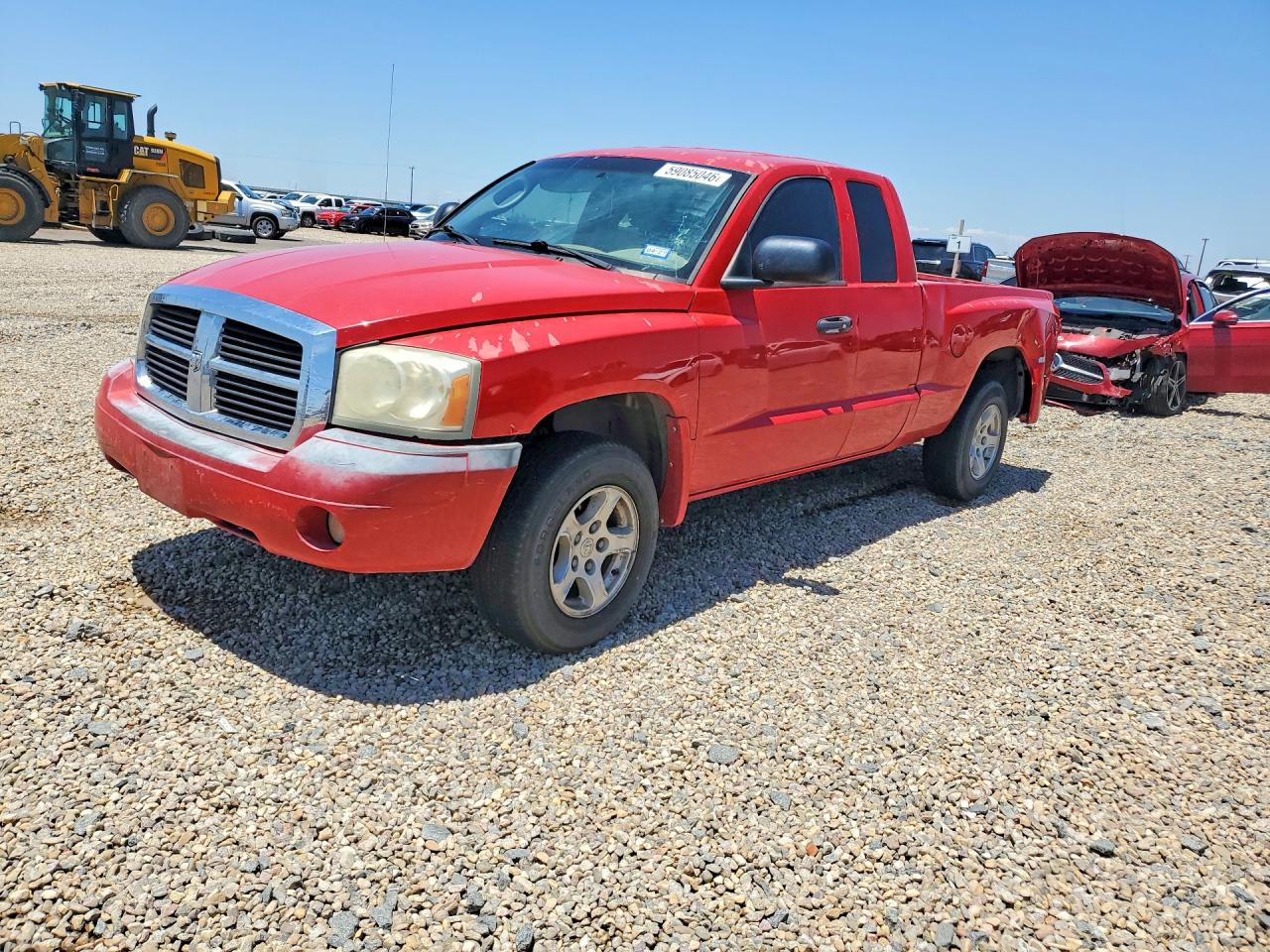 2007 Dodge Dakota SLT, VIN 1D7HW42P47S248582 — Бок