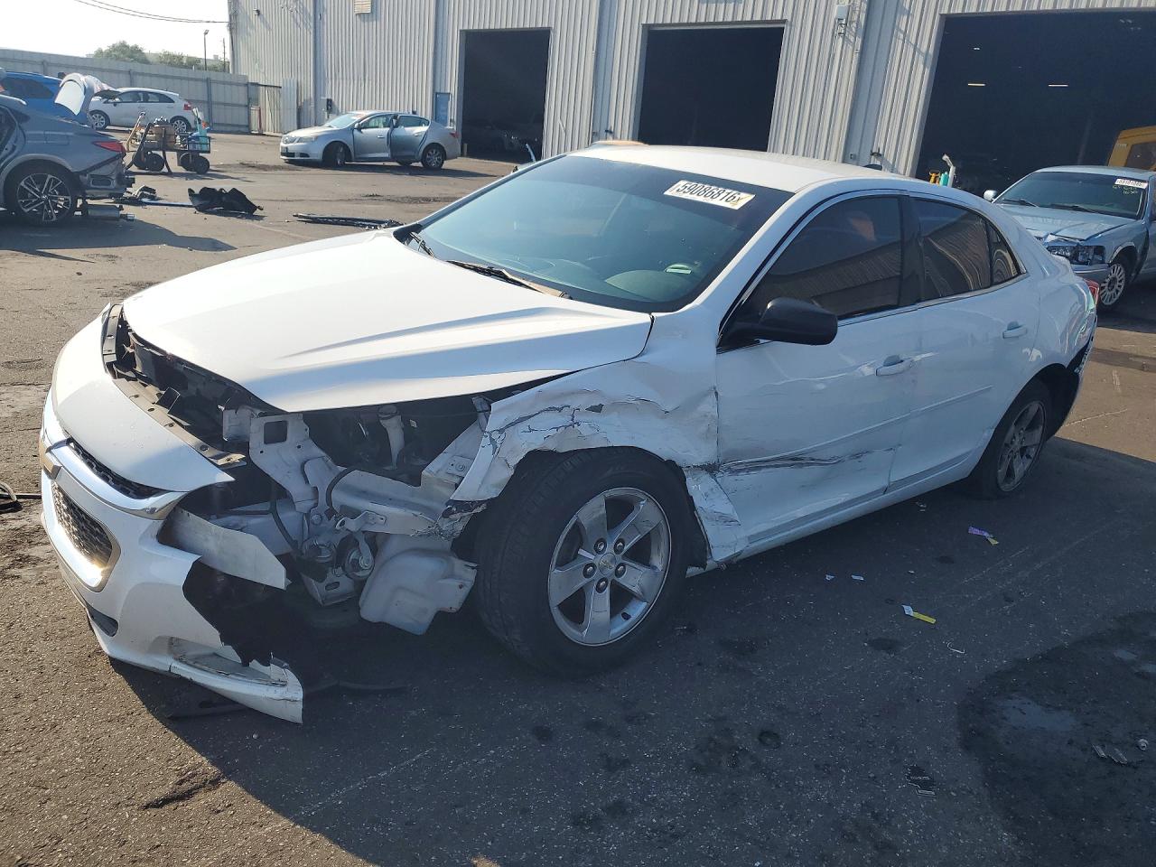 2015 Chevrolet Malibu LS, VIN 1G11B5SL5FF223393 — Front end