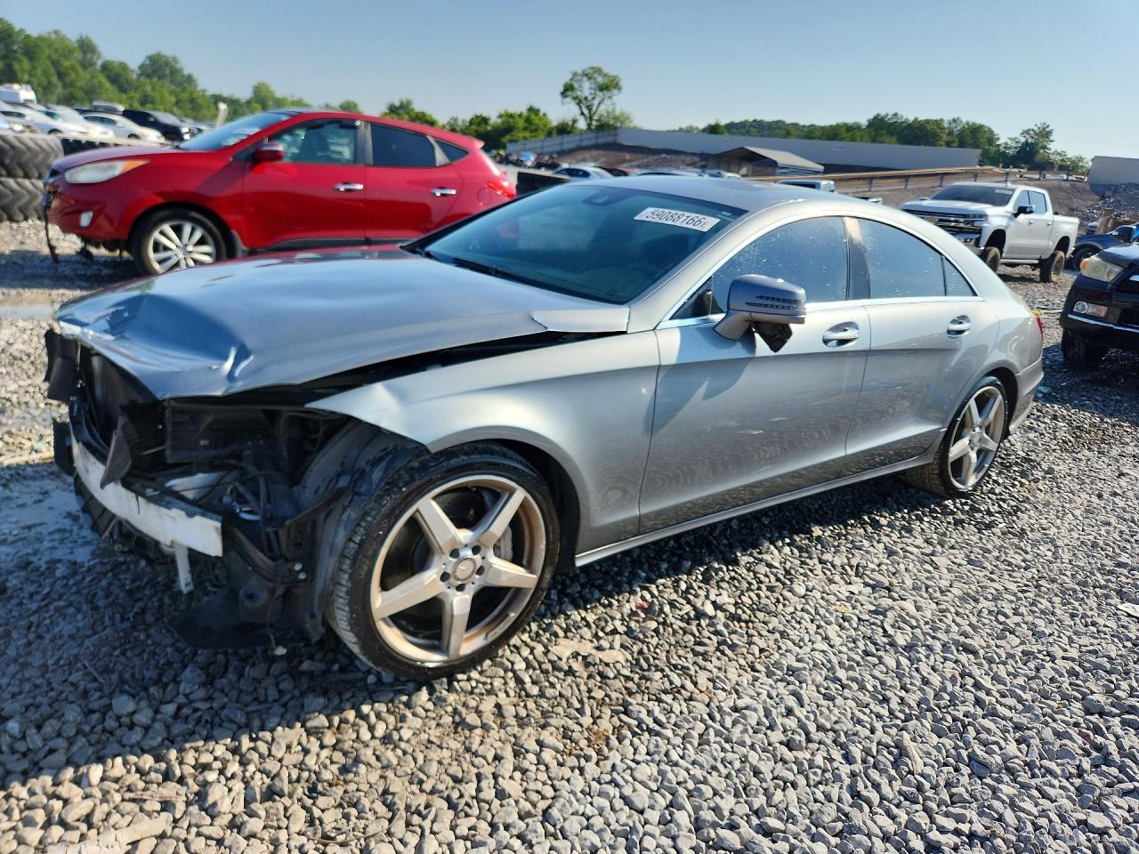 2014 Mercedes-Benz CLS 550, VIN WDDLJ7DBXEA110351 — Front end