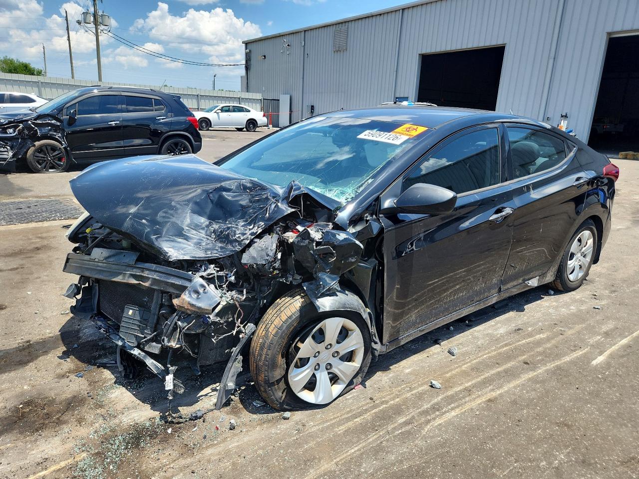 2016 Hyundai Elantra SE, VIN 5NPDH4AE2GH792421 — Front end