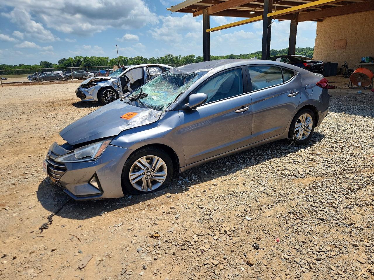 2019 Hyundai Elantra Limited, VIN 5NPD84LF2KH404473 — Rollover