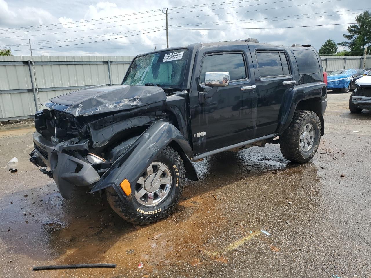2006 Hummer H3, VIN 5GTDN136968162009 — Rollover