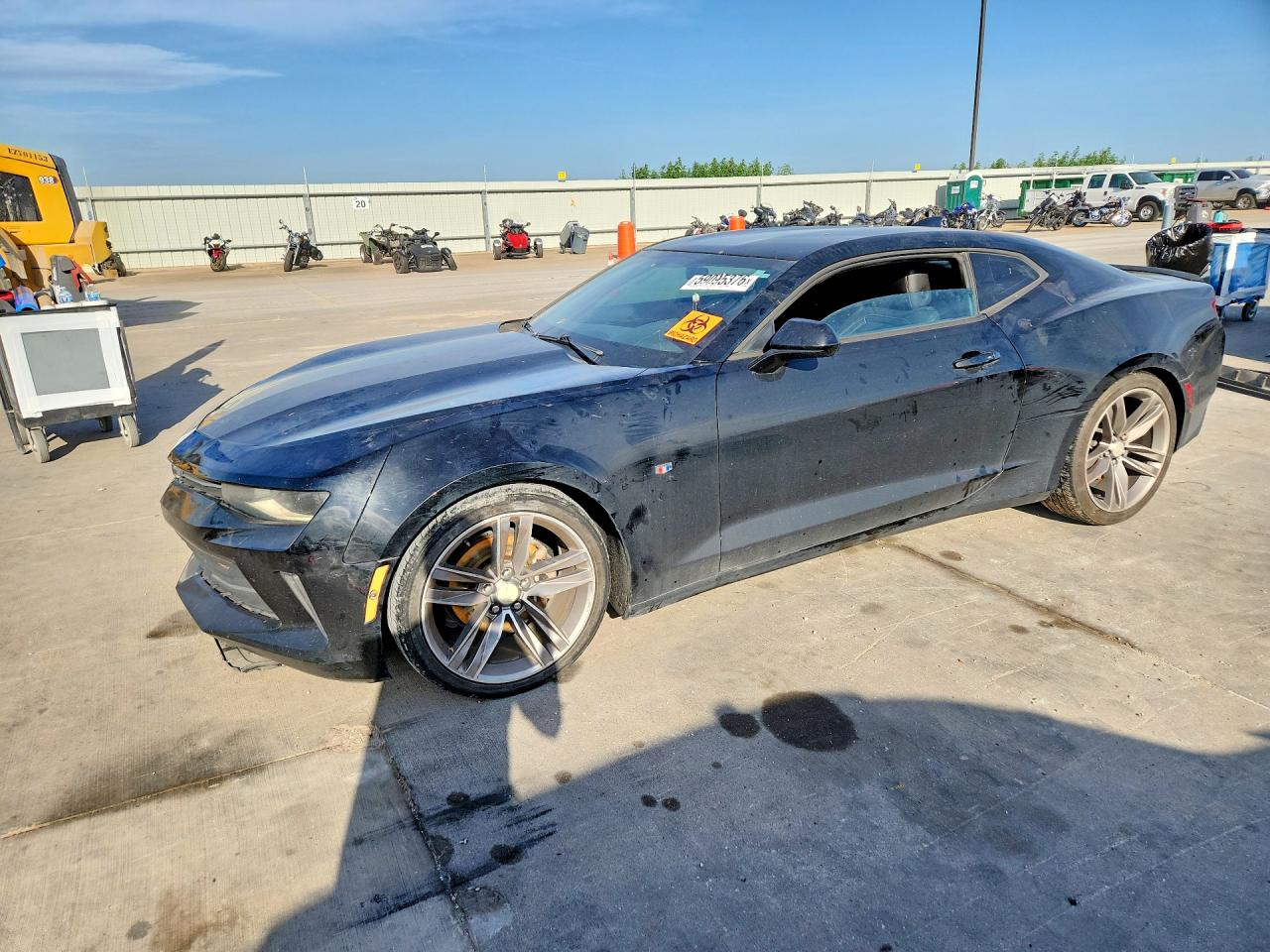 2017 Chevrolet Camaro 2LT, VIN 1G1FD1RS9H0169897 — Water / flood
