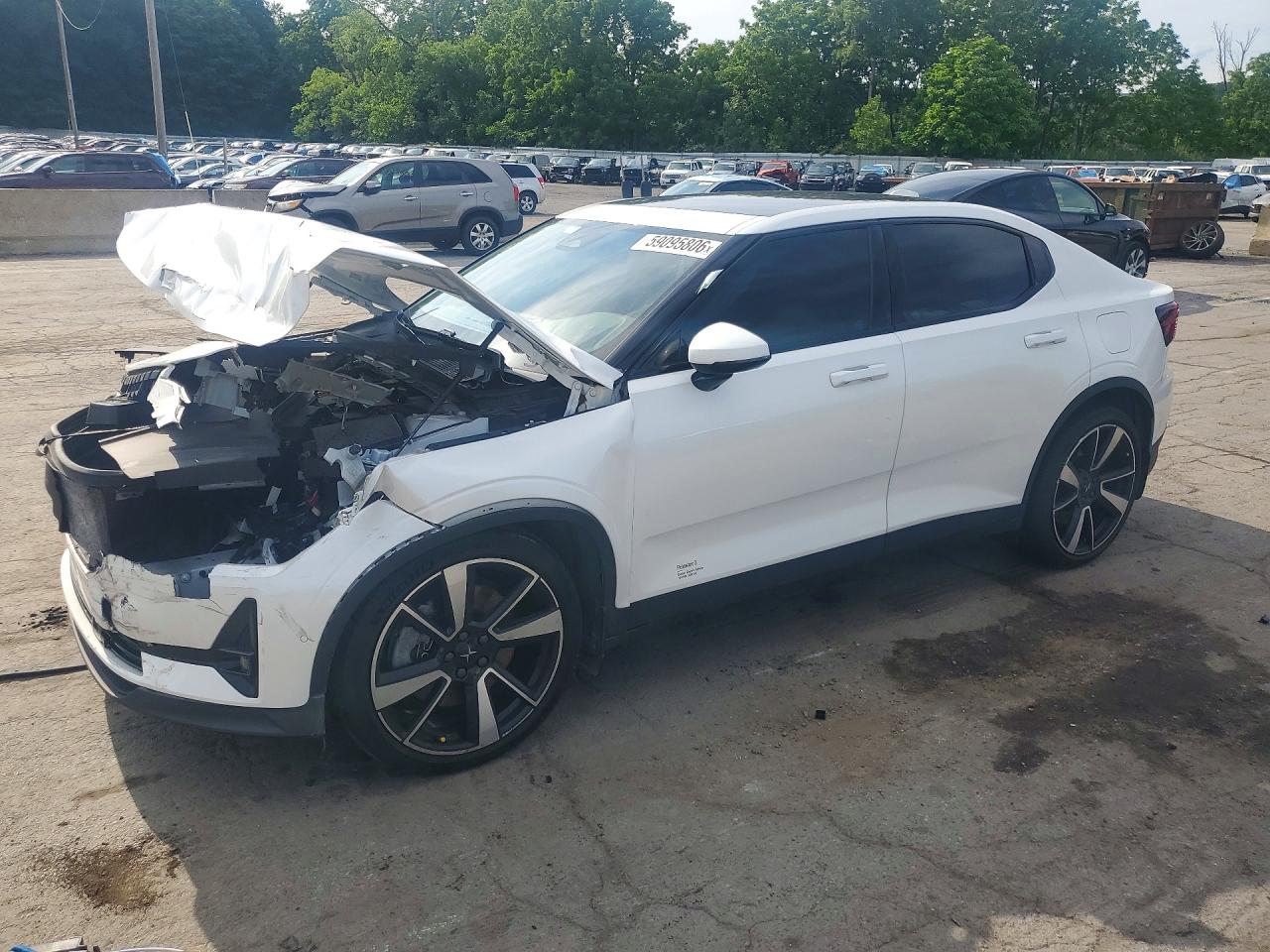 2021 Polestar 2 Launch Edition, VIN LPSED3KA0ML019386 — Front end