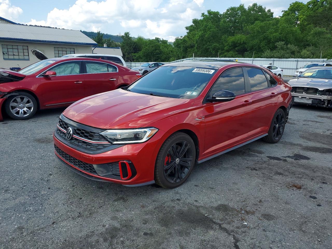 2022 Volkswagen Jetta Autobahn, VIN 3VW2T7BU4NM003493 — Rear end