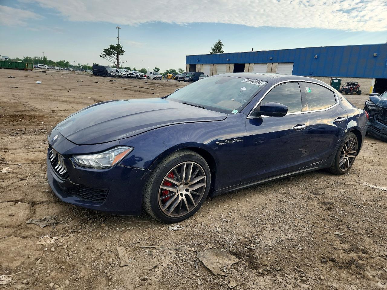 2018 Maserati Ghibli S Q4, VIN ZAM57YTAXJ1278657 — Front end