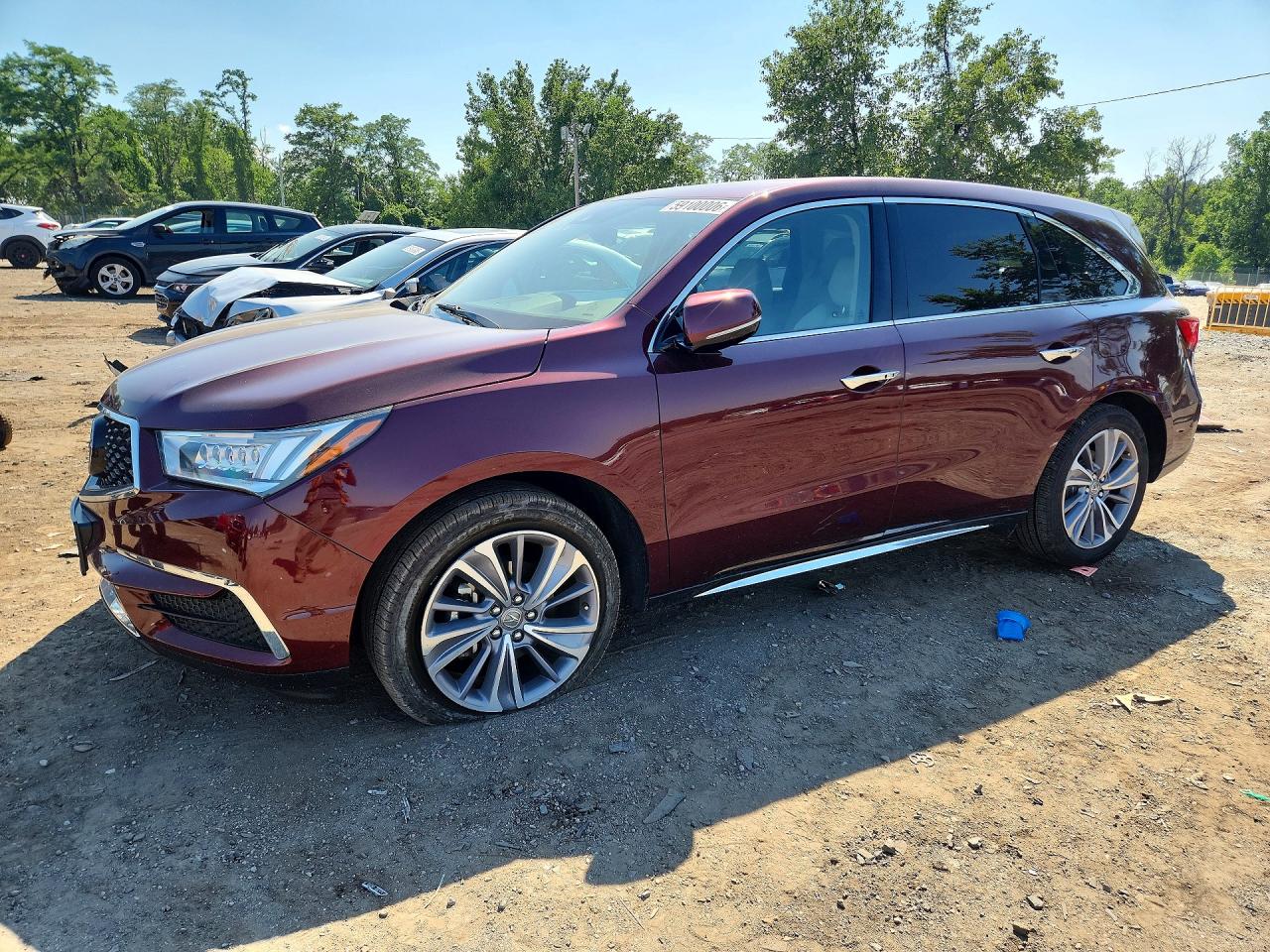 2018 Acura MDX Technology, VIN 5J8YD4H53JL004656 — Undercarriage