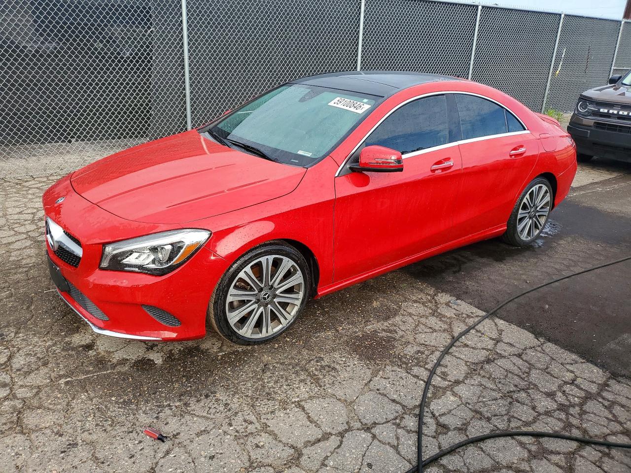 2018 Mercedes-Benz CLA 250, VIN WDDSJ4GB5JN524808 — Minor dents and scratches