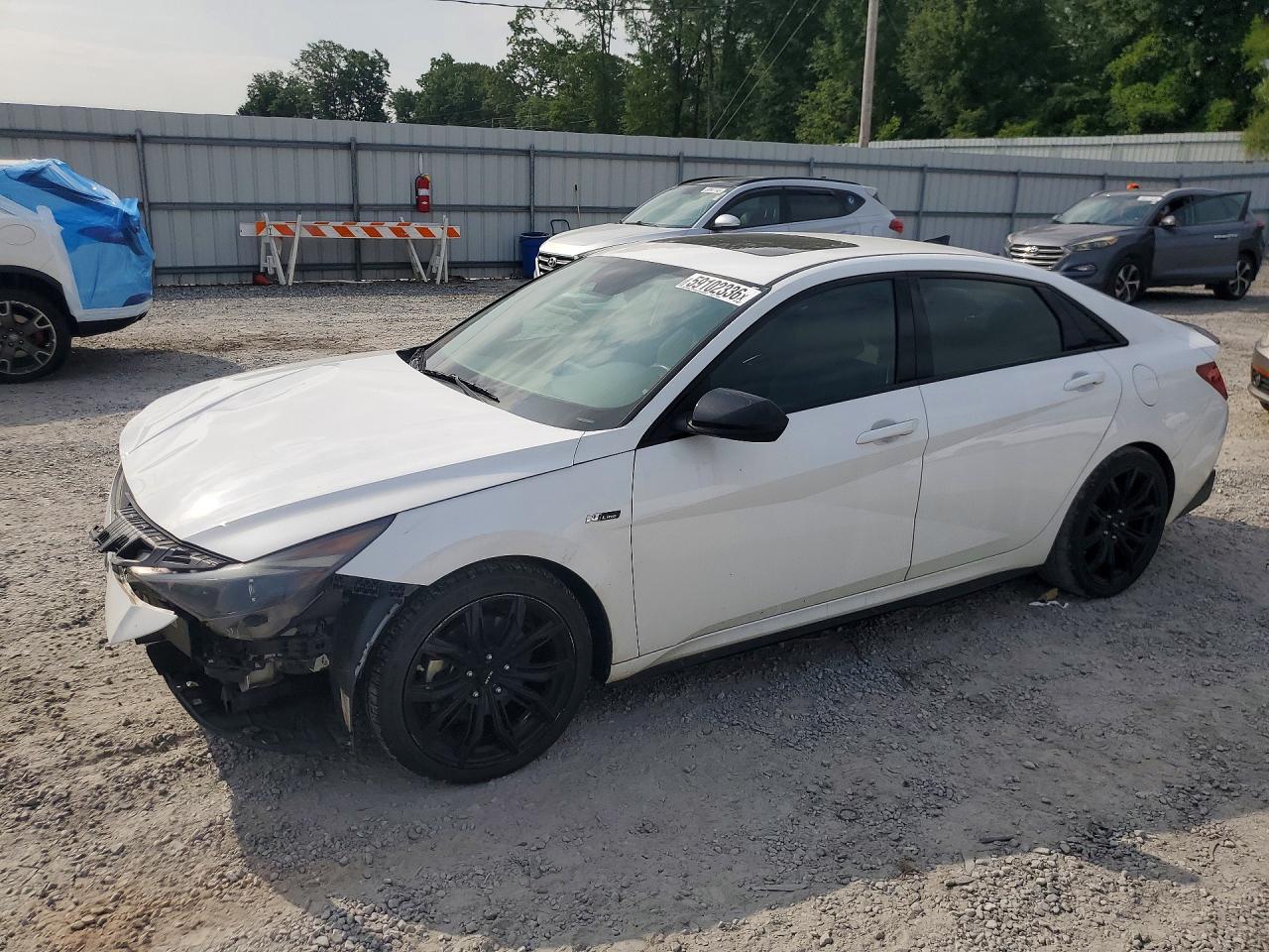 2023 Hyundai Elantra N Line, VIN KMHLR4AF5PU466406 — Front end