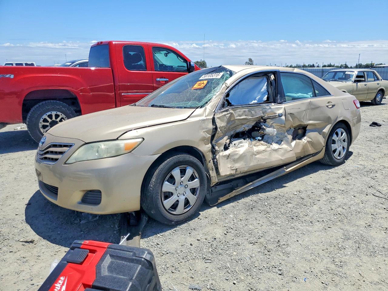 2011 Toyota Camry LE, VIN 4T1BF3EK1BU677908 — Undercarriage