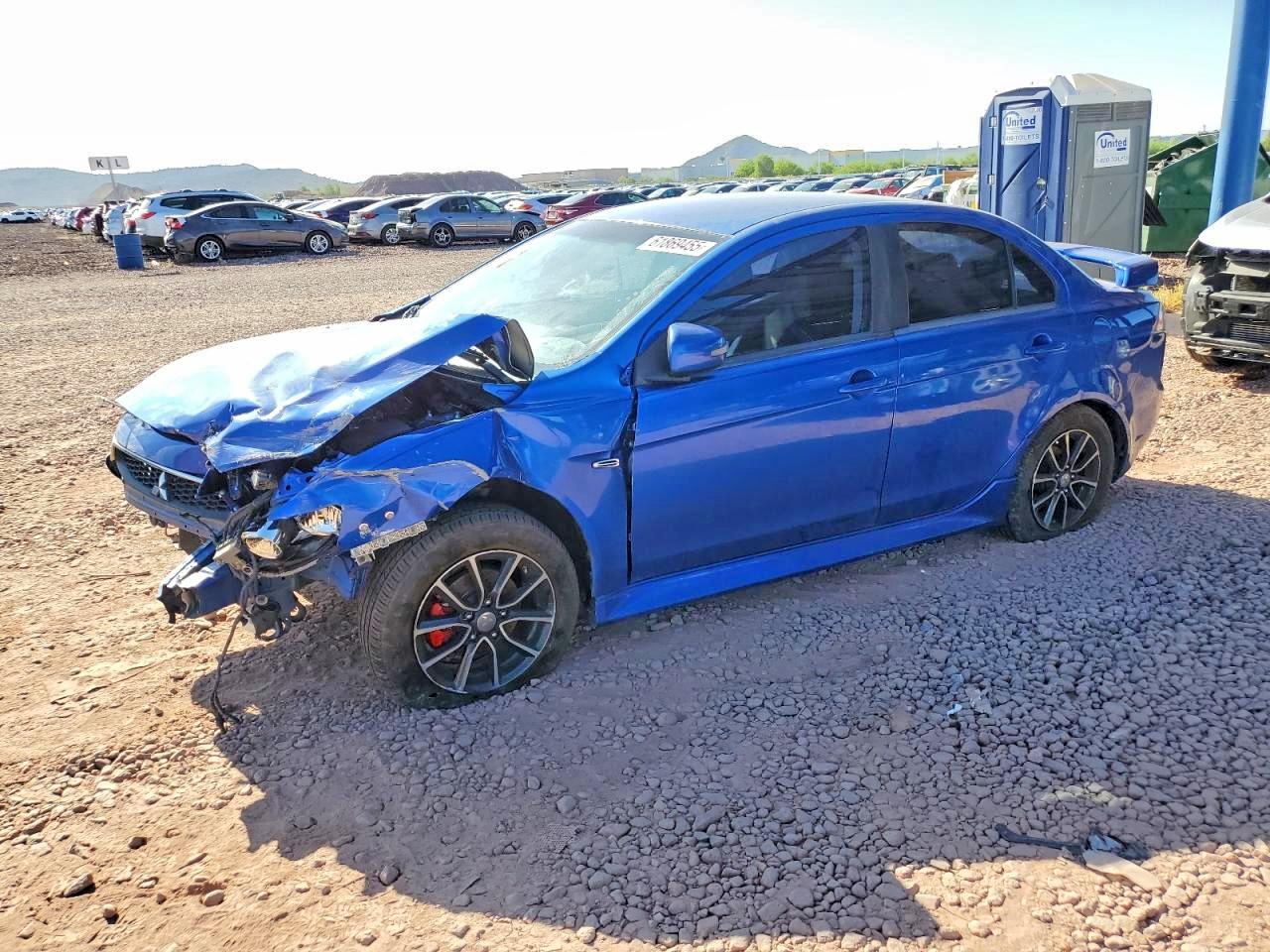 2017 Mitsubishi Lancer ES, VIN JA32U2FU3HU003741 — Front end