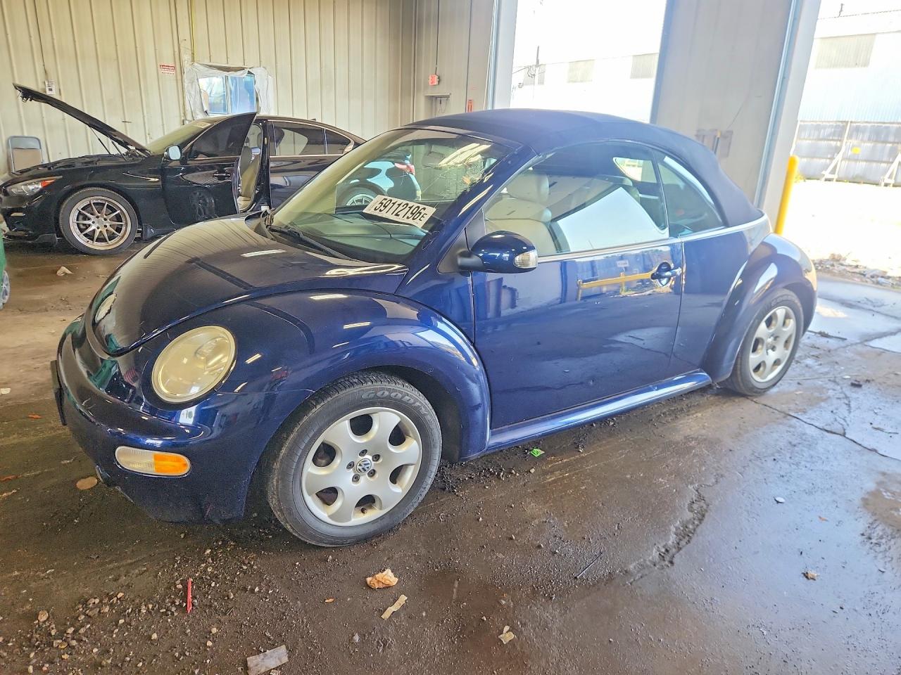 2003 Volkswagen Beetle GLS, VIN 3VWCK21Y03M302605 — Roof