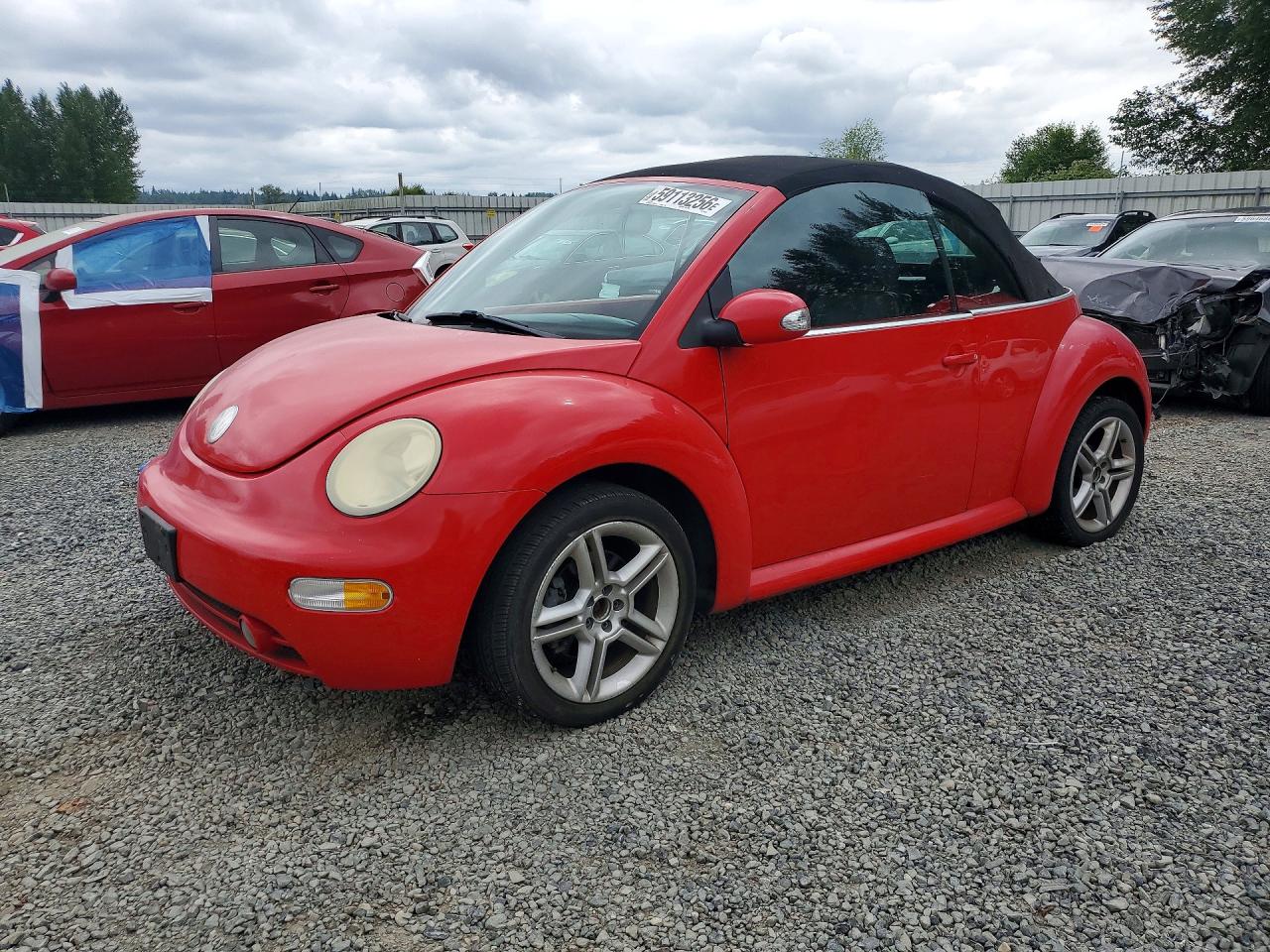 2004 Volkswagen Beetle GLS Turbo, VIN 3VWCD31Y34M341691 — Перед