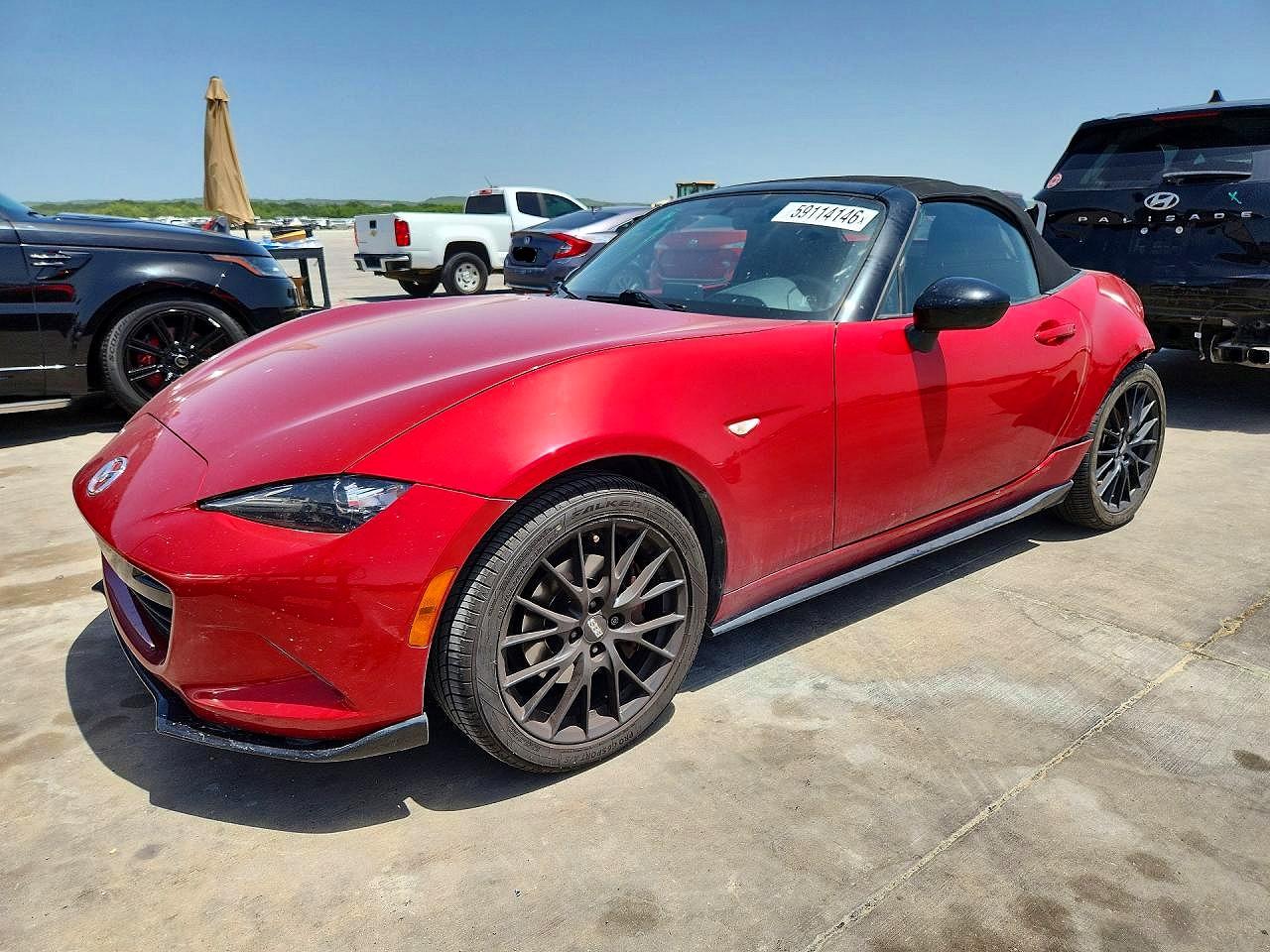 2016 Mazda MX-5 Miata Club, VIN JM1NDAC75G0117639 — Rear end