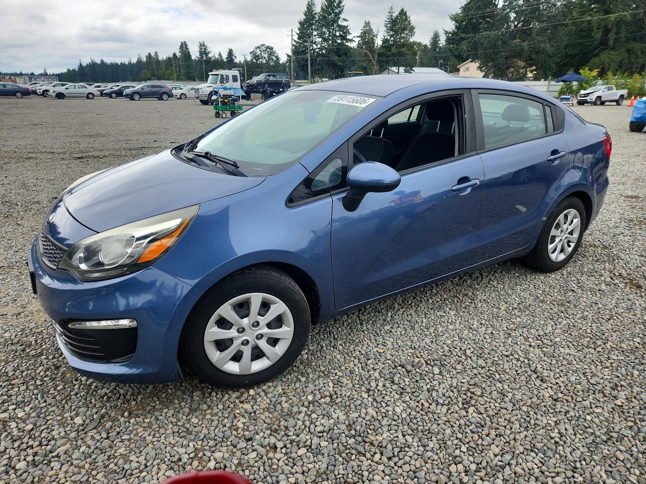 2016 Kia Rio LX, VIN KNADM4A35G6691553 — Front end