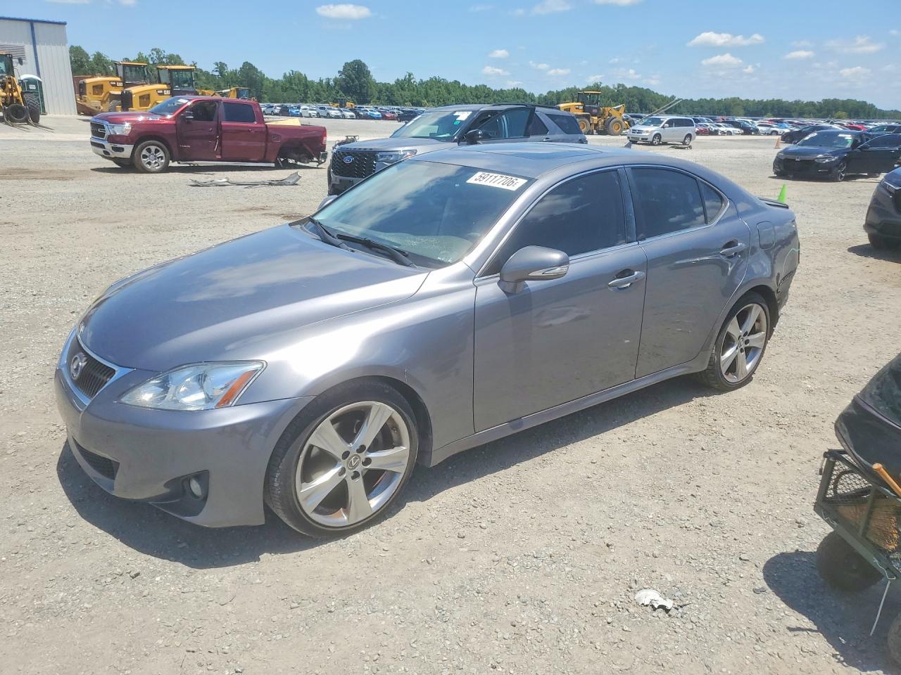 2013 Lexus IS 250, VIN JTHBF5C25D5189317 — Зад