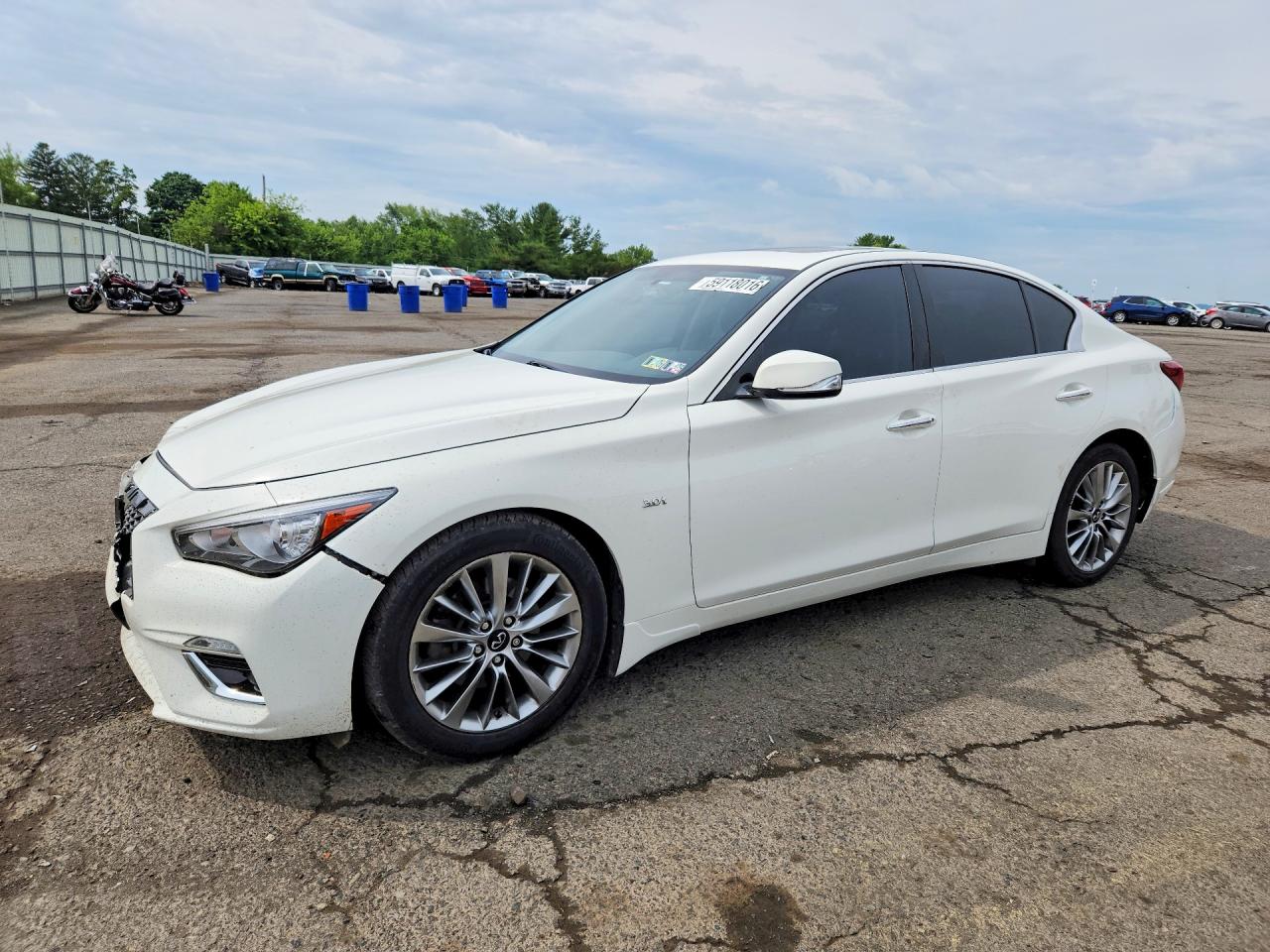 2019 Infiniti Q50 Sport, VIN JN1EV7AR4KM591896 — Front end