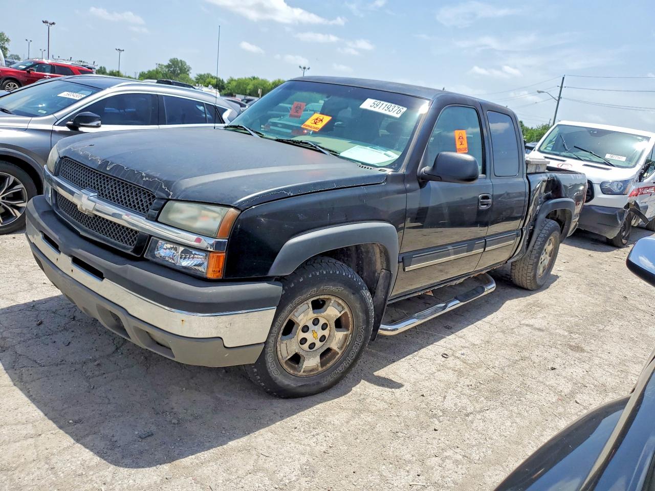 2003 Chevrolet Silverado 1500 LS, VIN 1GCEK19T33E275050 — Зад