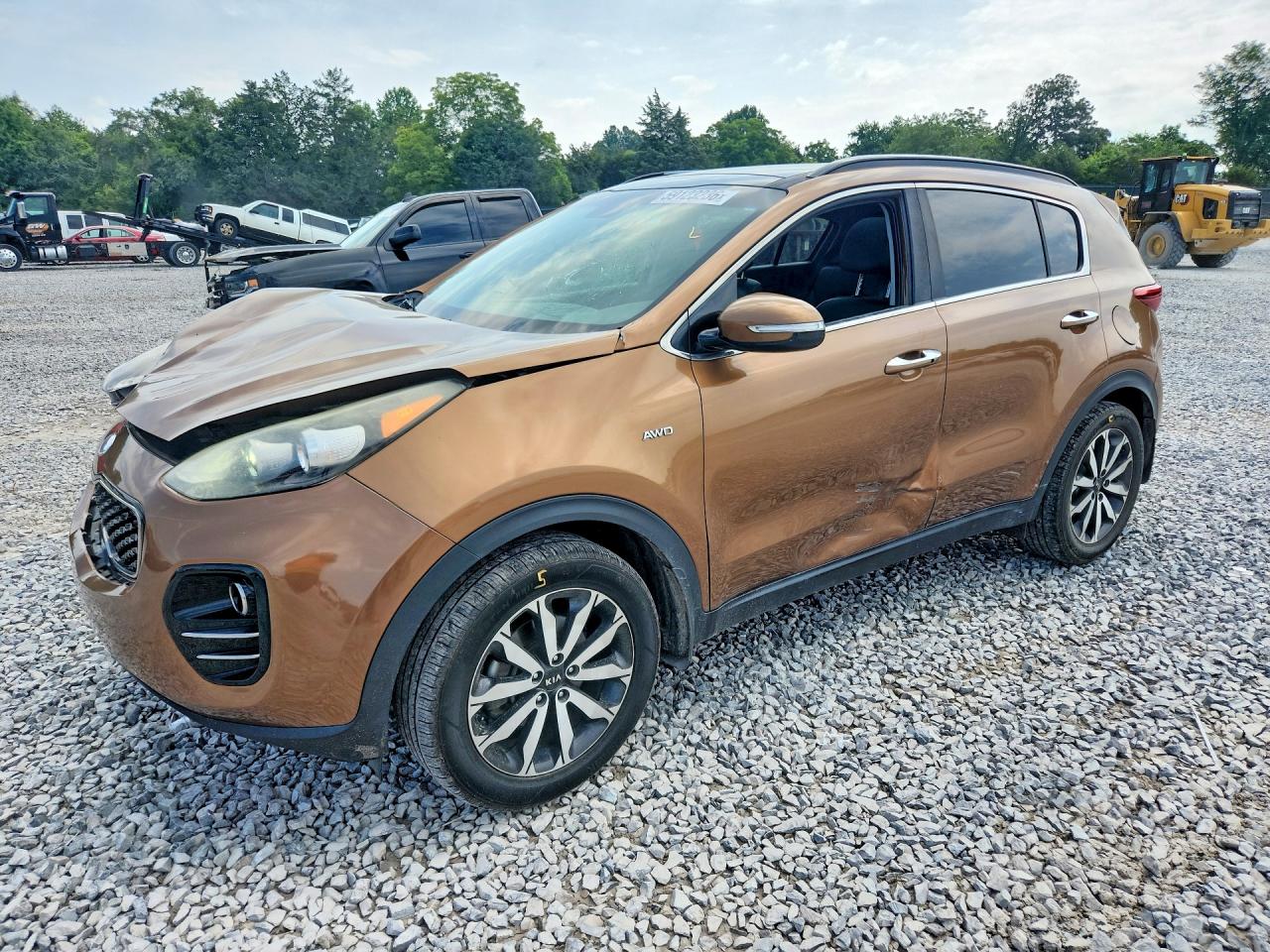 2019 Kia Sportage EX, VIN KNDPNCACXK7568891 — Front end