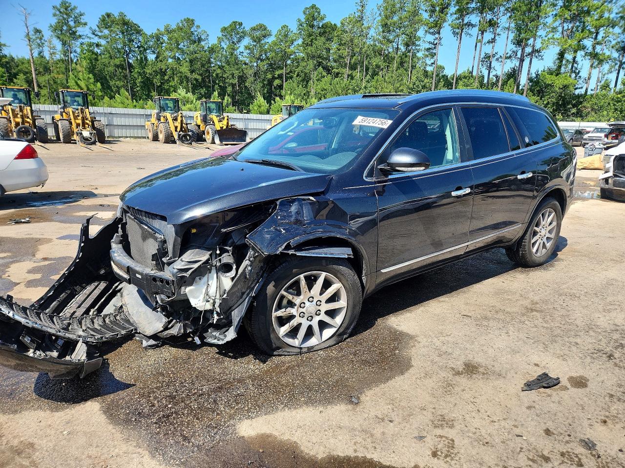 2014 Buick Enclave Leather, VIN 5GAKRBKD9EJ206785 — Front end