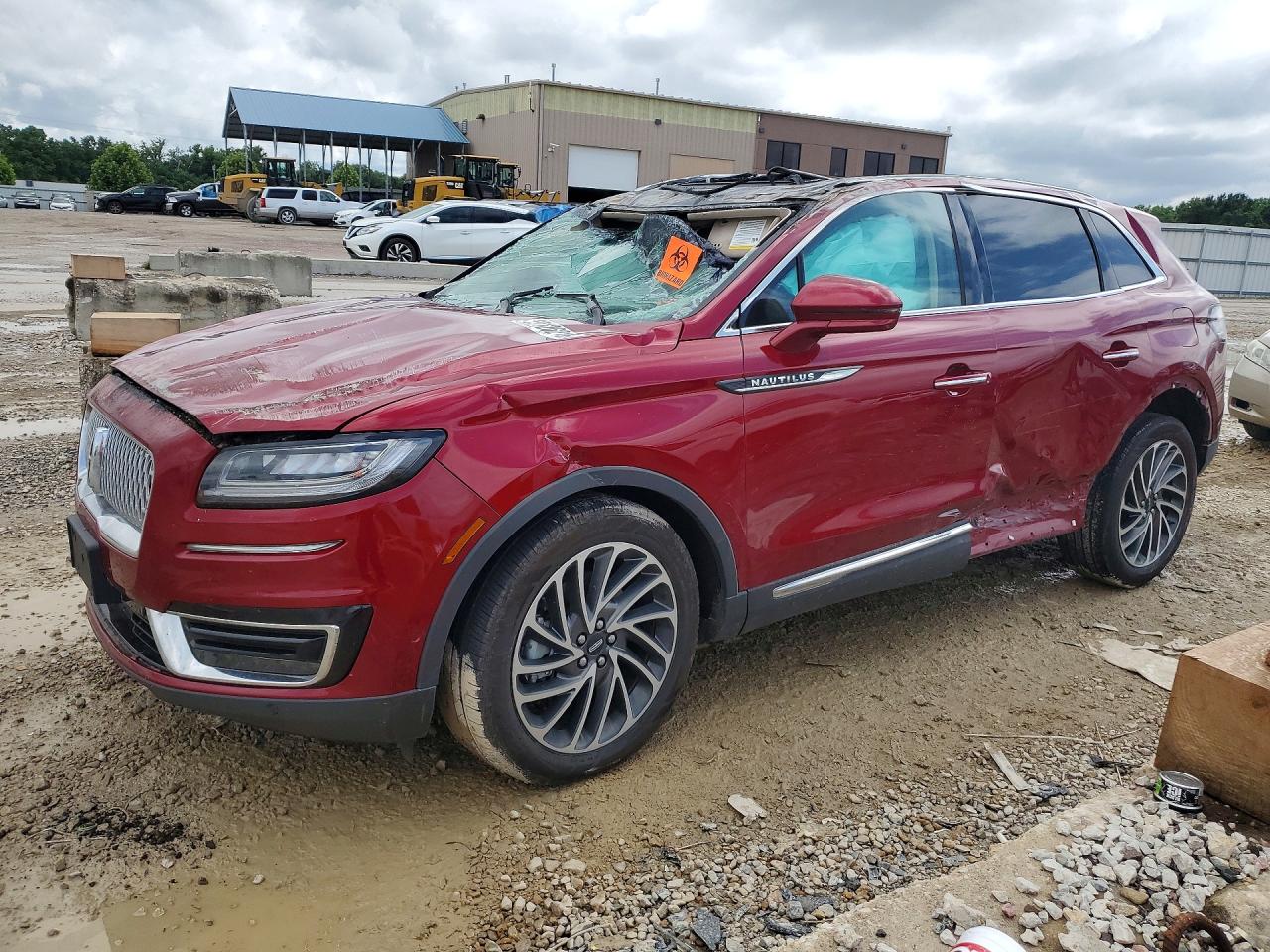 2019 Lincoln Nautilus Reserve, VIN 2LMPJ8LP5KBL65441 — Roof