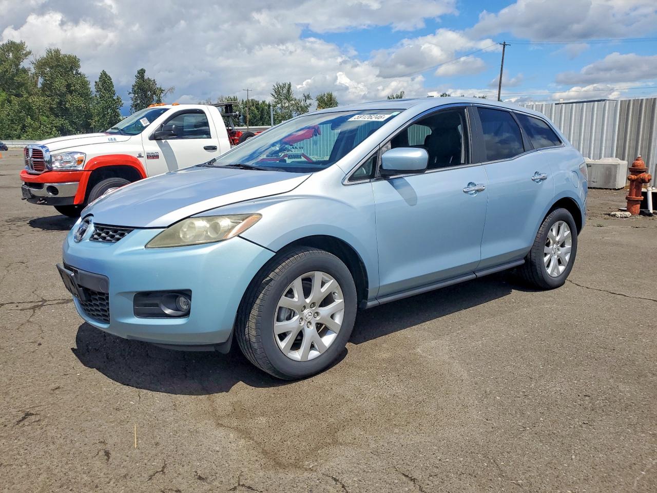 2007 Mazda CX-7 Grand Touring, VIN JM3ER293370114161 — Front end