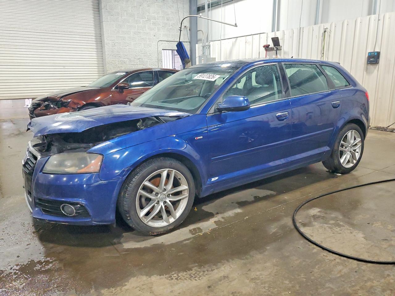 2012 Audi A3 Premium Plus, VIN WAUKJAFM2CA131156 — Engine fire