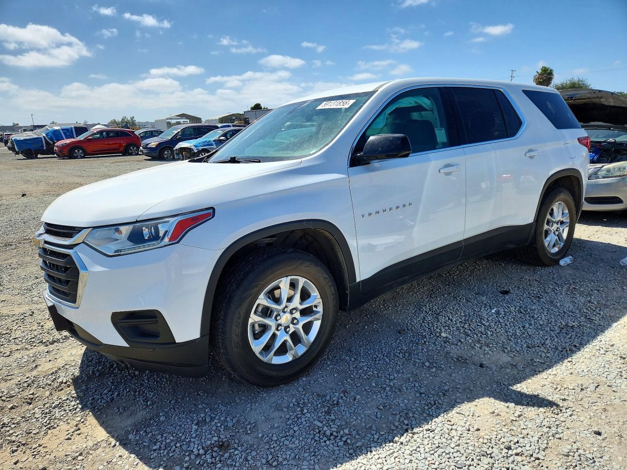 2020 Chevrolet Traverse LS, VIN 1GNERFKW6LJ310384 — Side