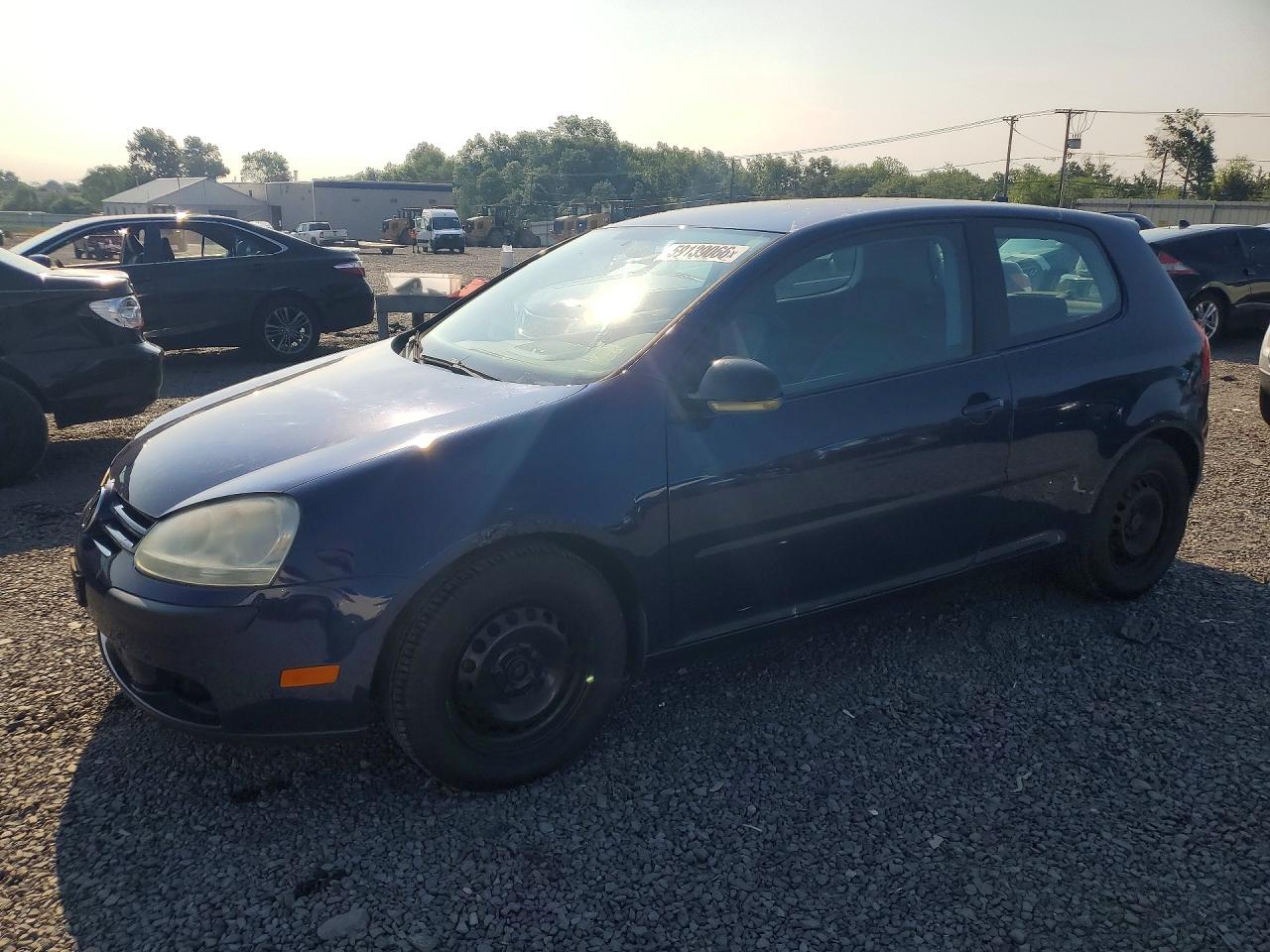 2007 Volkswagen Rabbit, VIN WVWBS71K67W258851 — Rear end