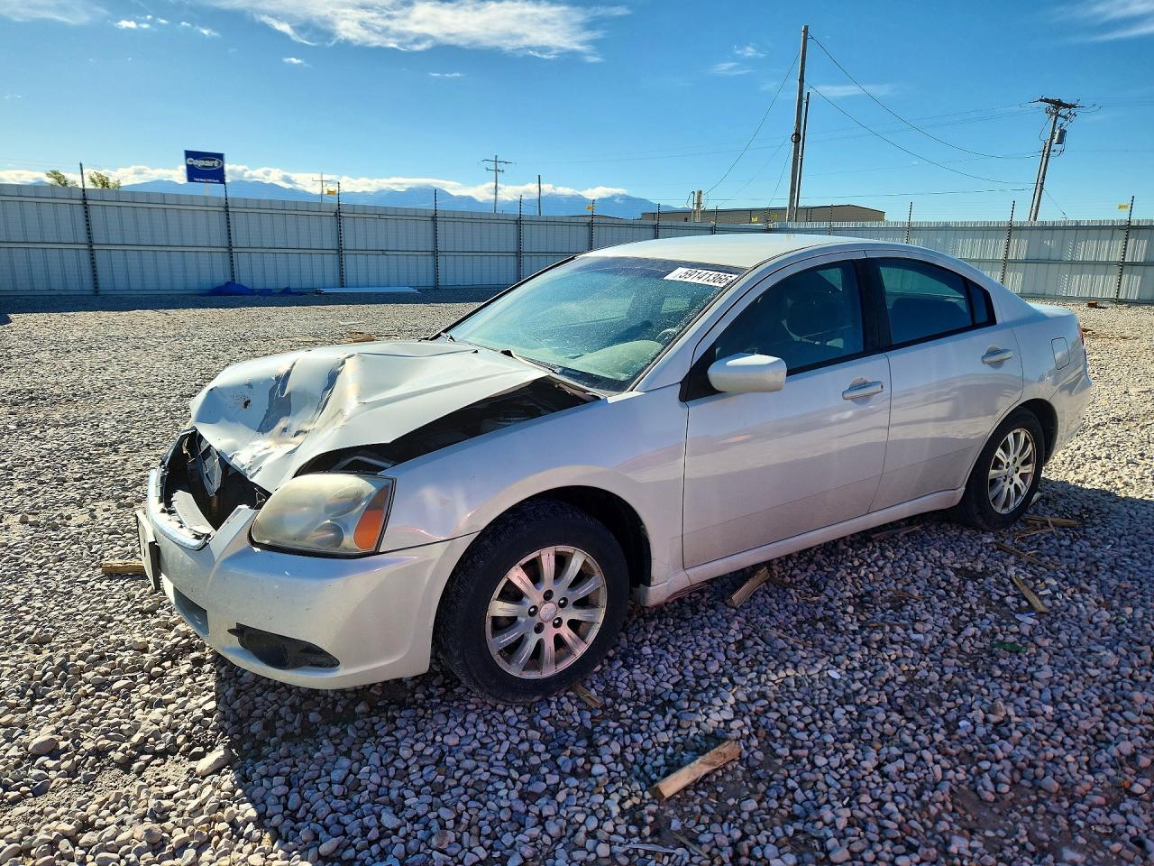 2009 Mitsubishi Galant ES, VIN 4A3AB36F79E031674 — Front end