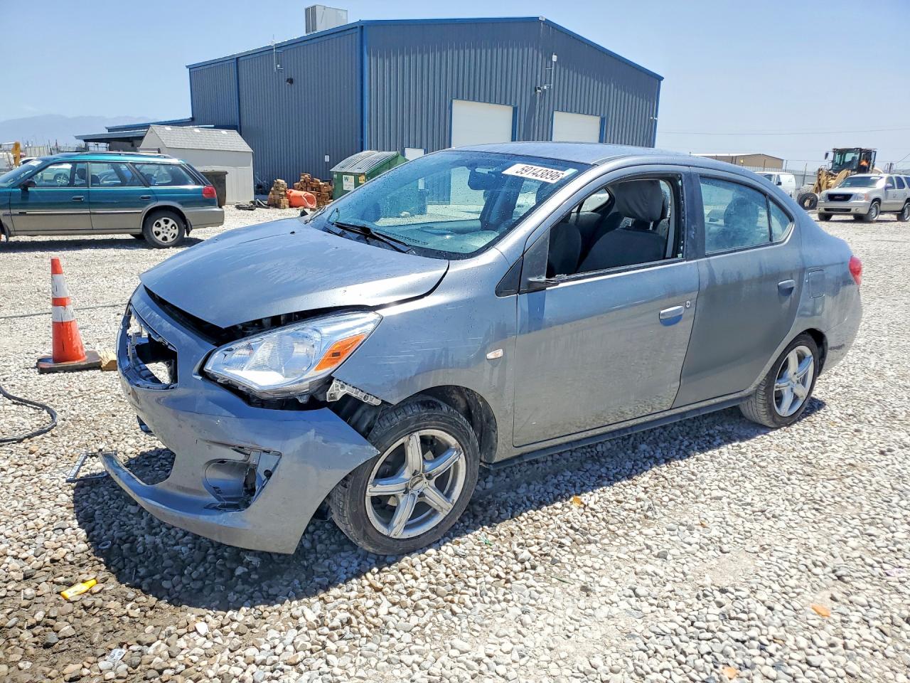 2019 Mitsubishi Mirage ES, VIN ML32F3FJ4KHF05834 — Front end