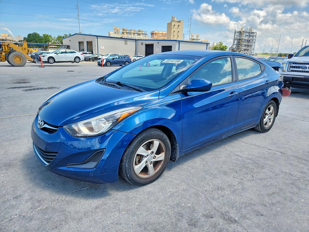 2014 Hyundai Elantra SE, VIN KMHDH4AE4EU064758 — Rear end