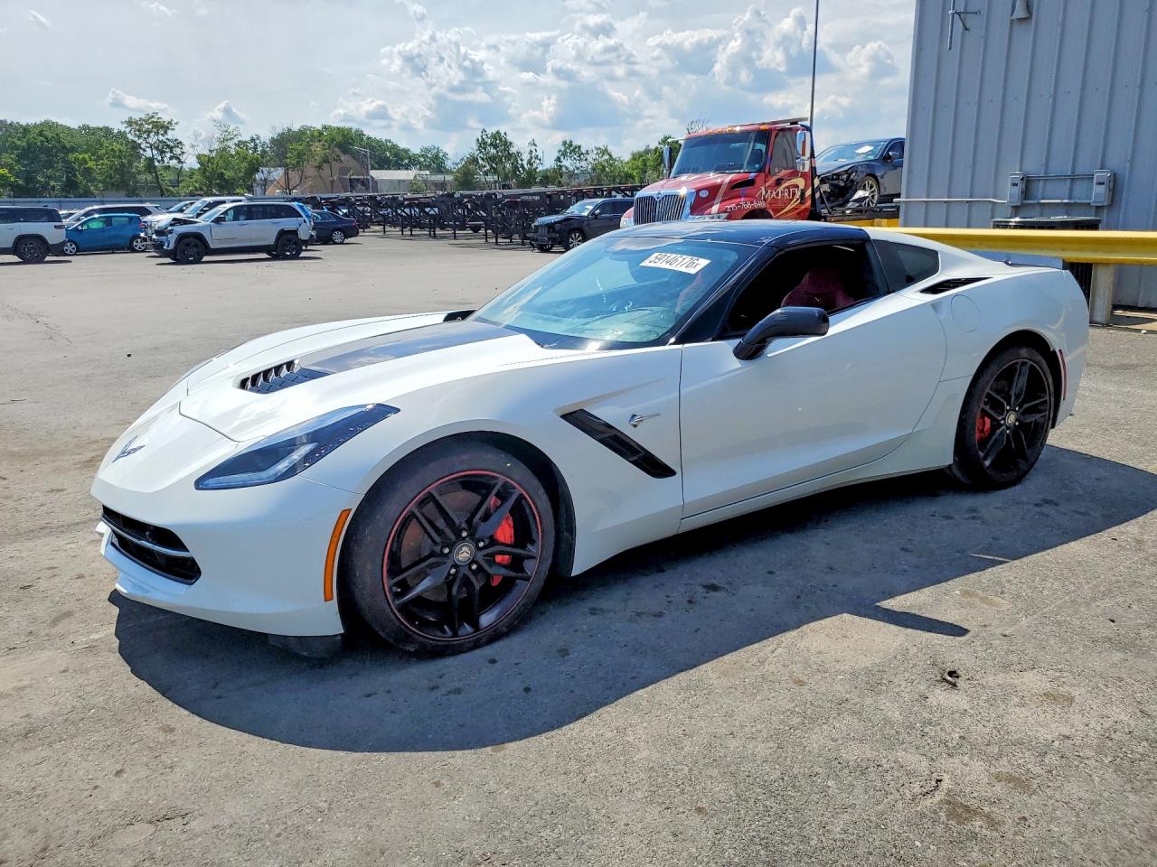 2017 Chevrolet Corvette Z51 2LT, VIN 1G1YJ2D78H5107338 — Water / flood