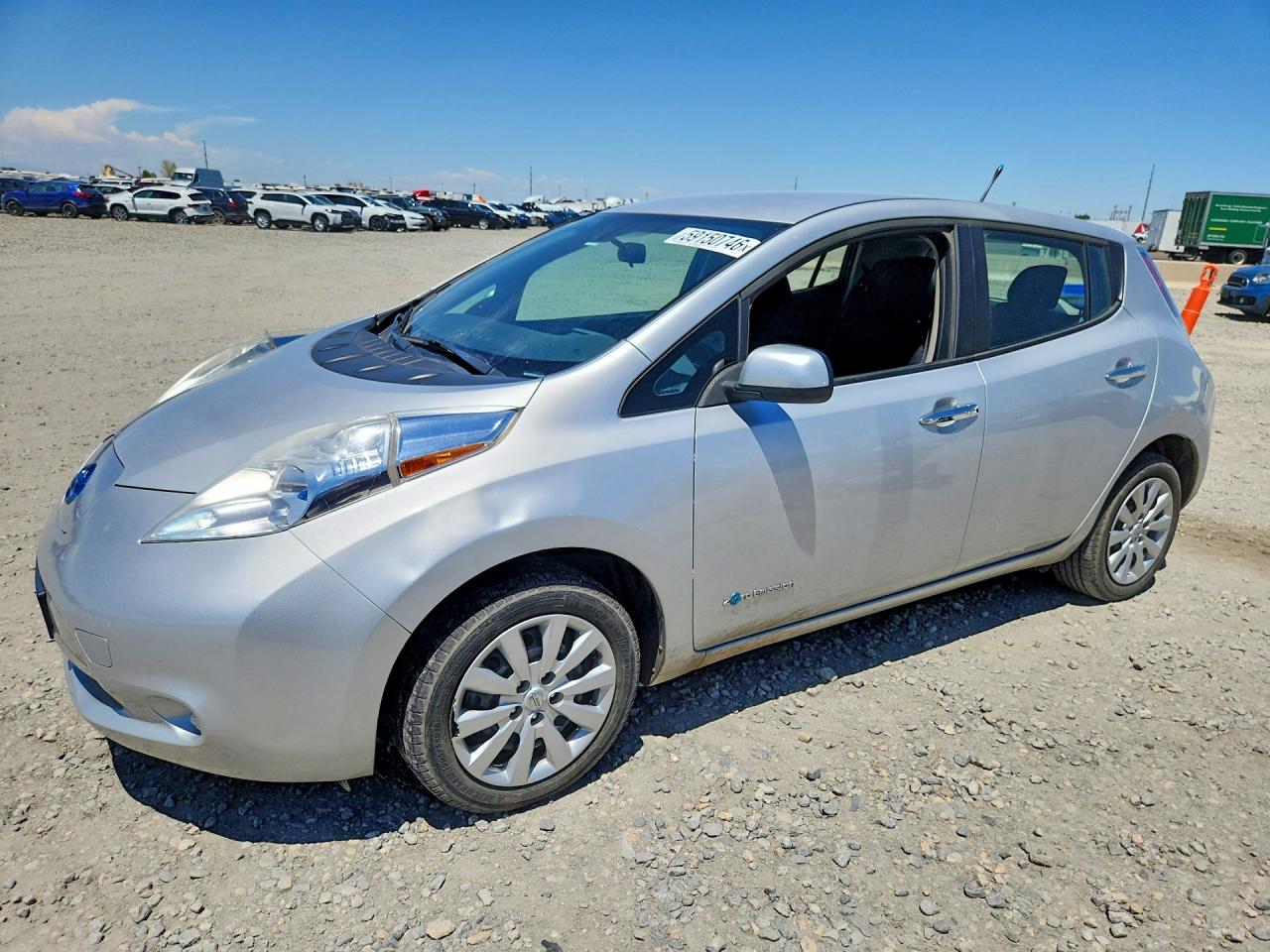 2013 Nissan LEAF SV, VIN 1N4AZ0CP0DC423514 — Side