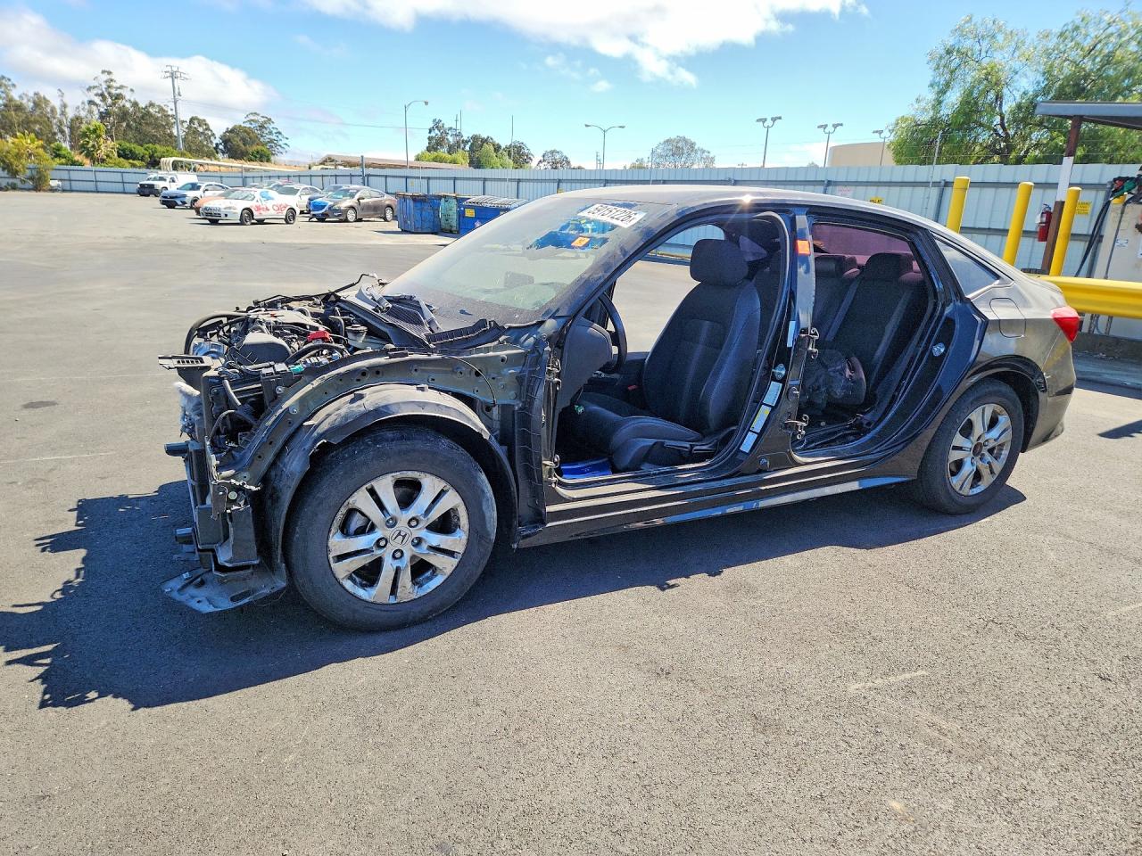 2023 Honda Civic Sport, VIN 2HGFE2F51PH534089 — Vandalism