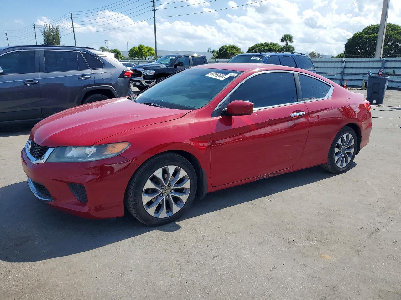 2013 Honda Accord LX-S, VIN 1HGCT1B30DA021014 — Prior damage history