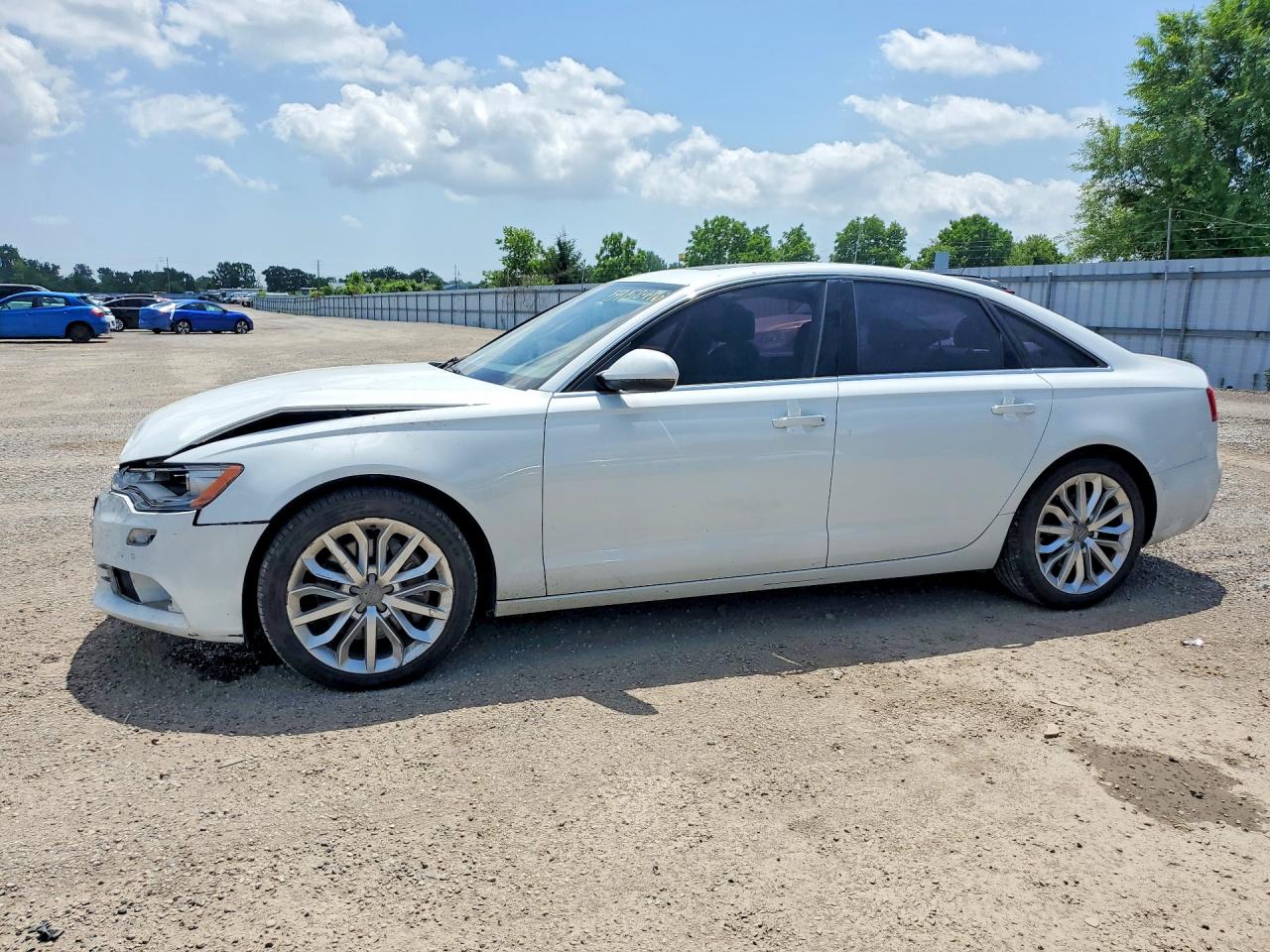 2012 Audi A6, VIN WAUHGCFC1CN121593 — Front end