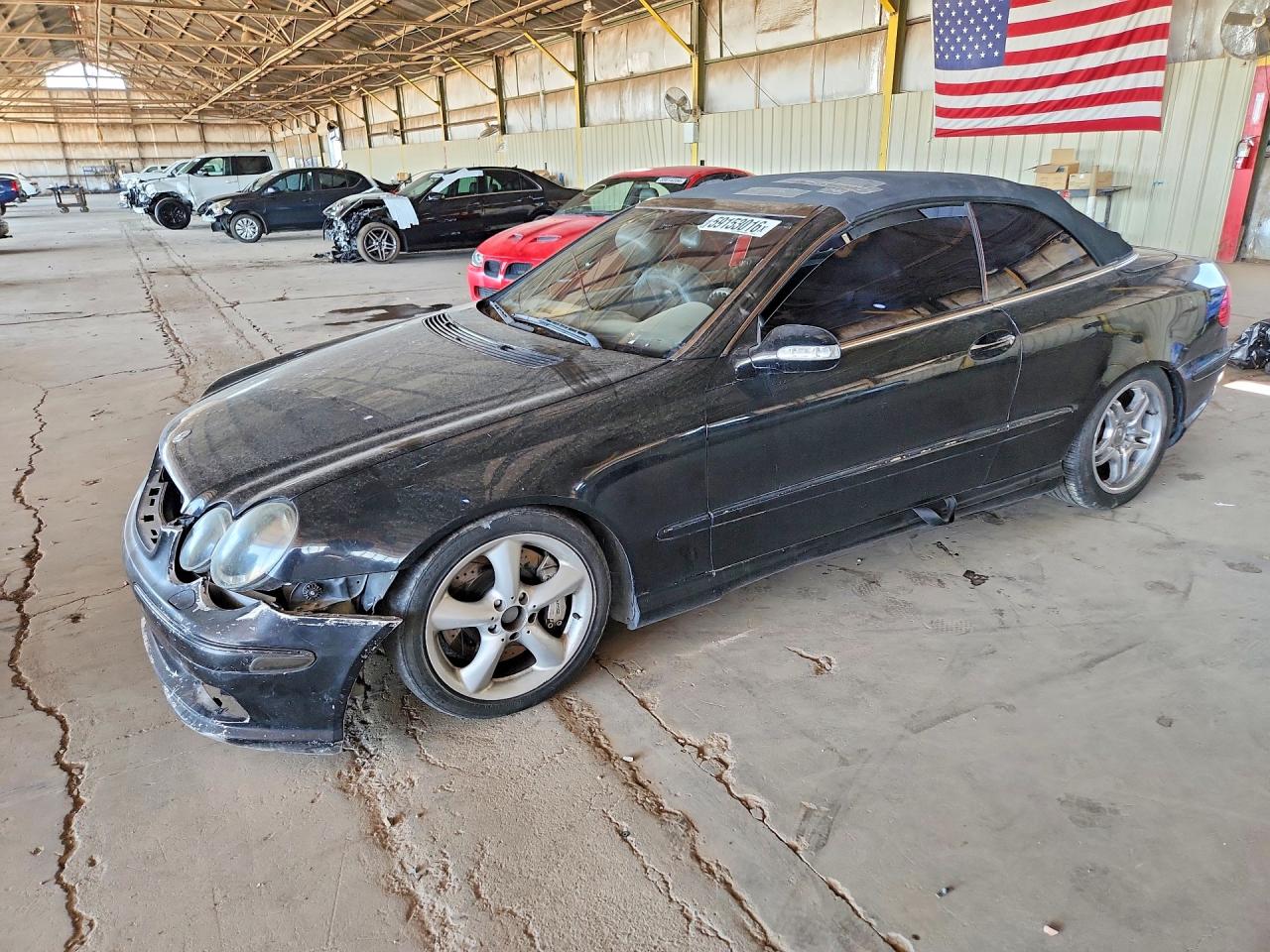 2004 Mercedes-Benz CLK 55 AMG, VIN WDBTK76G44T031677 — Front end