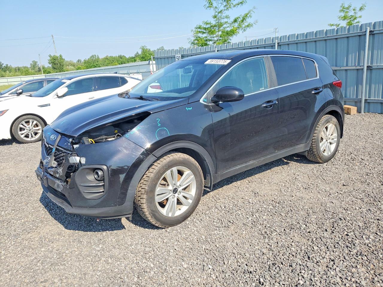 2019 Kia Sportage LX, VIN KNDPM3AC6K7535616 — Front end