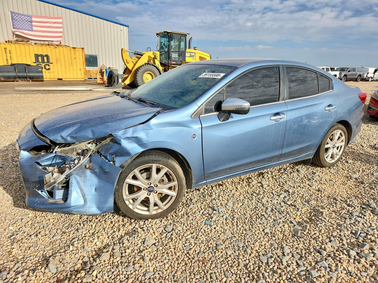 2018 Subaru Impreza Limited, VIN 4S3GKAU64J3611338 — Перед