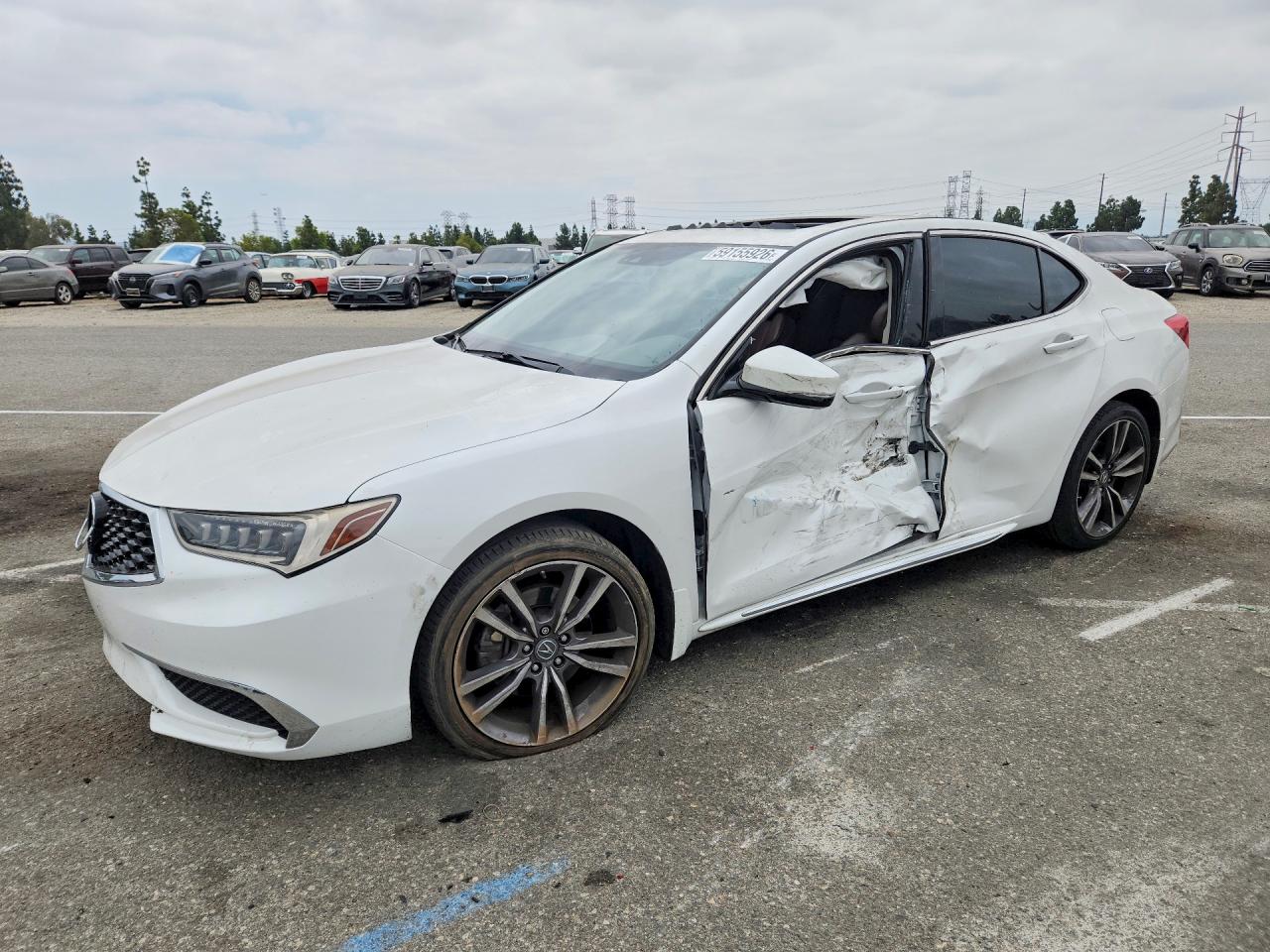 2020 Acura TLX Technology, VIN 19UUB2F48LA002564 — Side