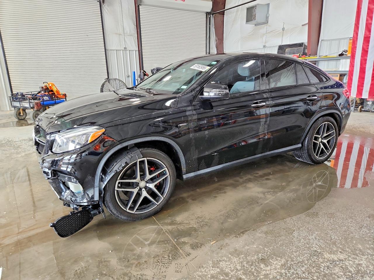 2016 Mercedes-Benz GLE 450 AMG, VIN 4JGED6EB0GA025858 — Front end
