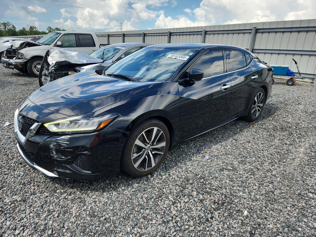 2020 Nissan Maxima S, VIN 1N4AA6BV3LC382885 — Rear end